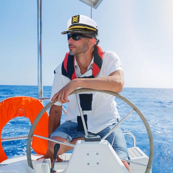 80 Pack Adjustable Captain Hats - Perfect for Nautical Themed Parties & Events - Picture 4 of 7